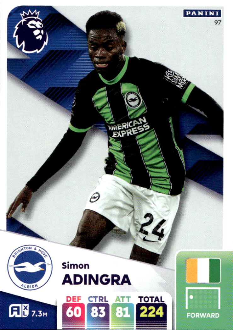 SIMON ADINGRA 2025 Panini Adrenalyn XL Premier League