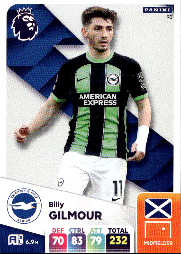 BILLY GILMOUR 2025 Panini Adrenalyn XL Premier League