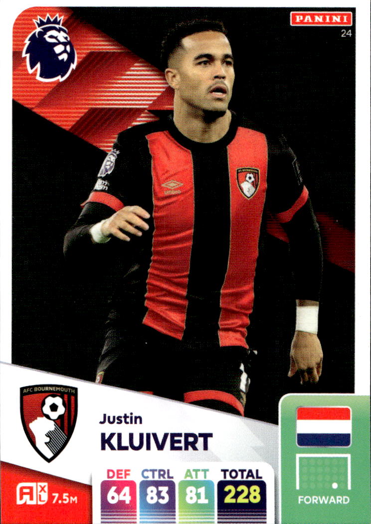 JUSTIN KLUIVERT 2025 Panini Adrenalyn XL Premier League