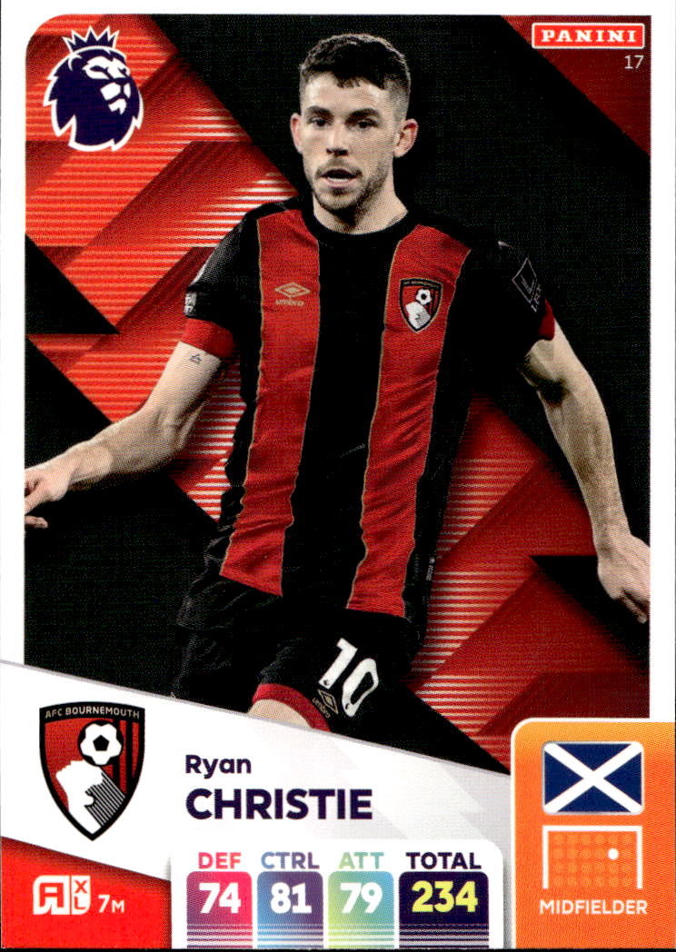 RYAN CHRISTIE 2025 Panini Adrenalyn XL Premier League