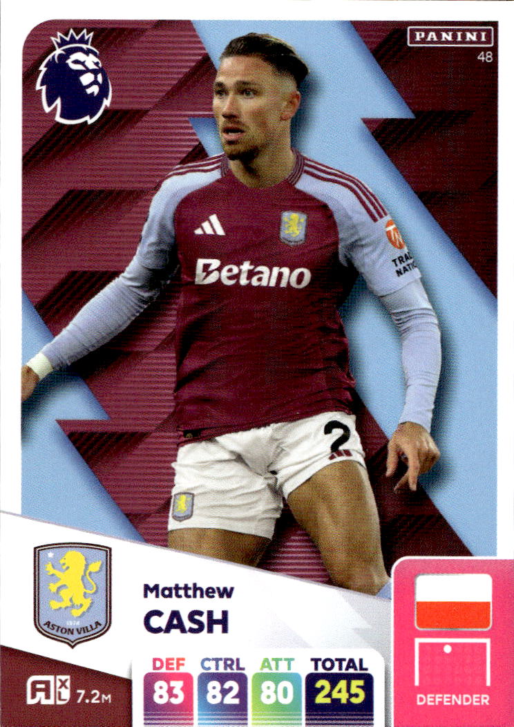 MATTHEW CASH 2025 Panini Adrenalyn XL Premier League