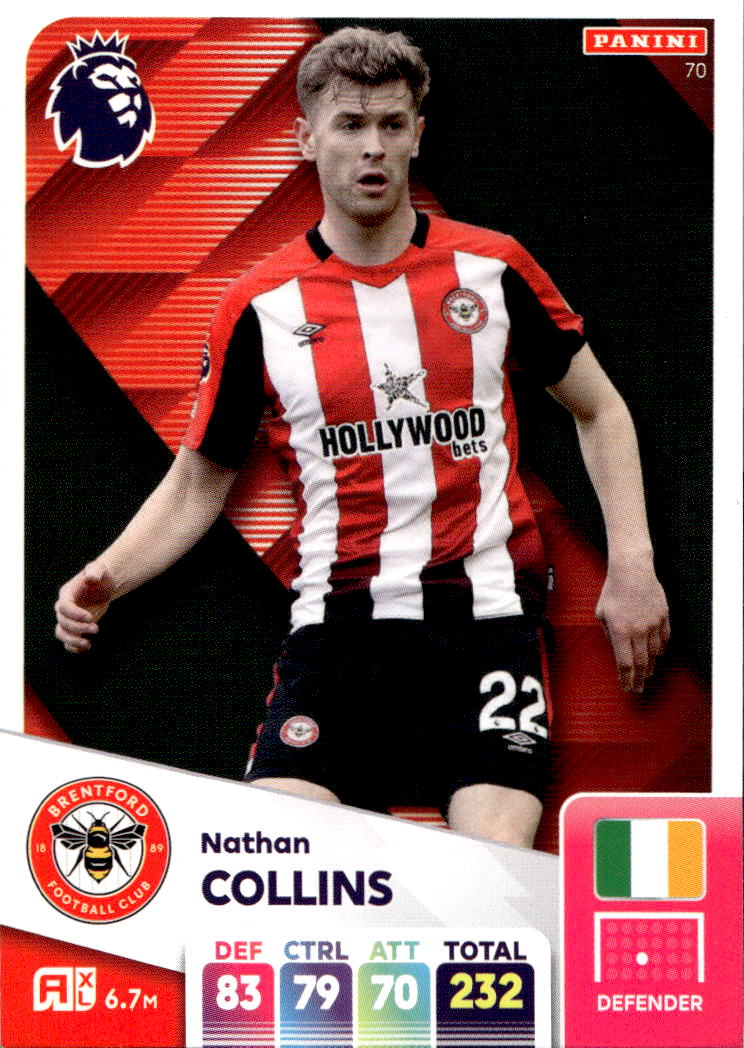 NATHAN COLLINS 2025 Panini Adrenalyn XL Premier League