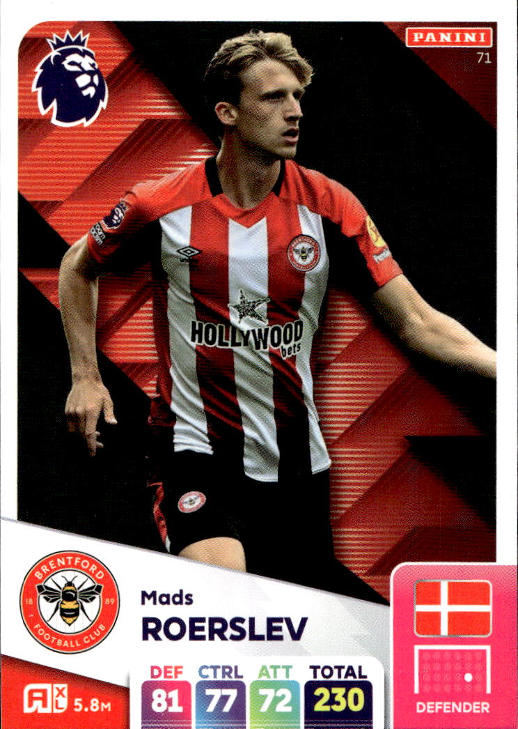 MADS ROERSLEV 2025 Panini Adrenalyn XL Premier League