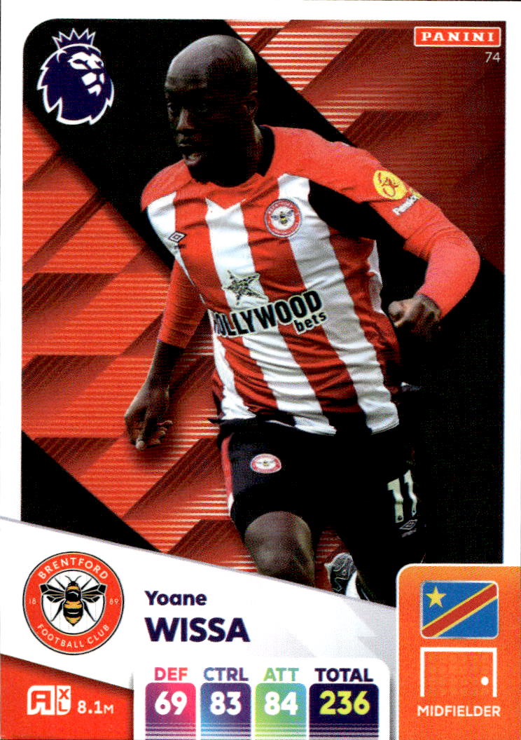 YOANE WISSA 2025 Panini Adrenalyn XL Premier League