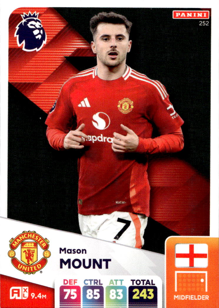 MASON MOUNT 2025 Panini Adrenalyn XL Premier League