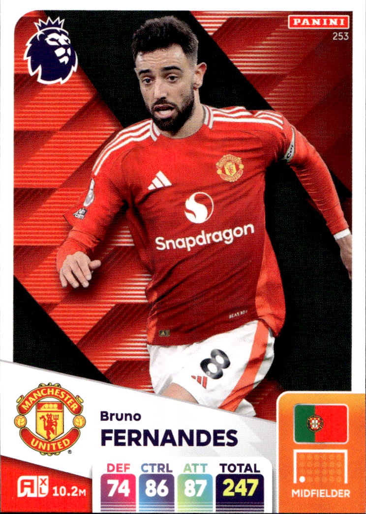 BRUNO FERNANDES 2025 Panini Adrenalyn XL Premier League