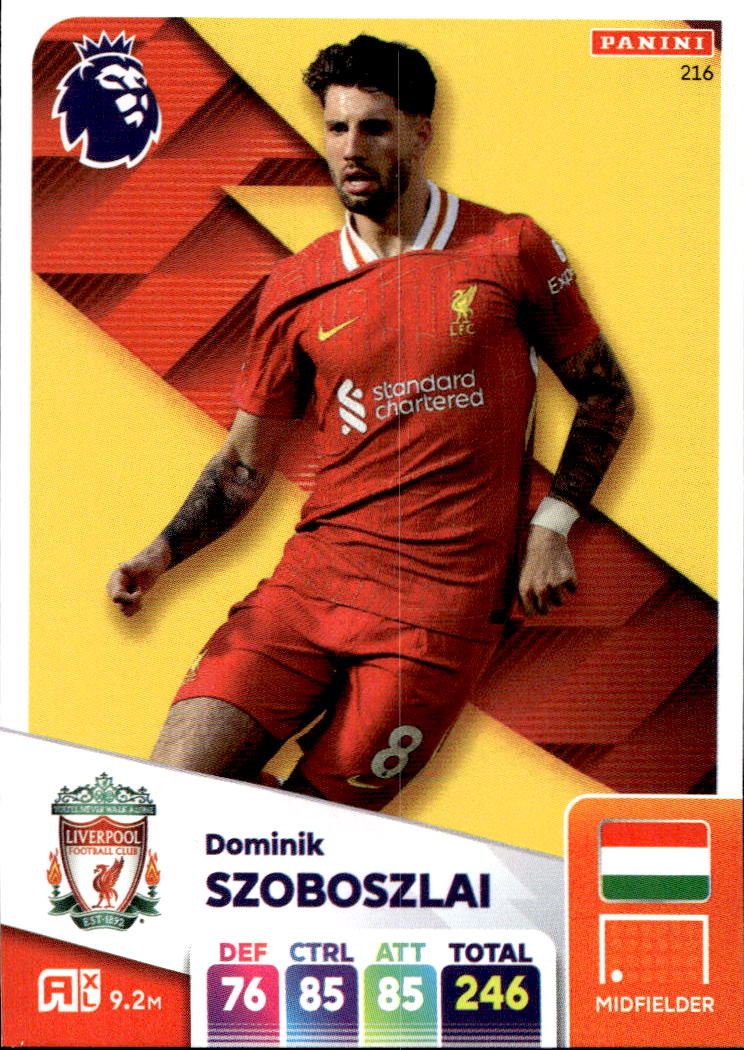 DOMINIK SZOBOSZLAI 2025 Panini Adrenalyn XL Premier League