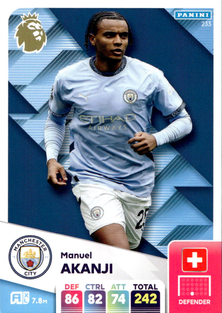 MANUEL AKANJI 2025 Panini Adrenalyn XL Premier League