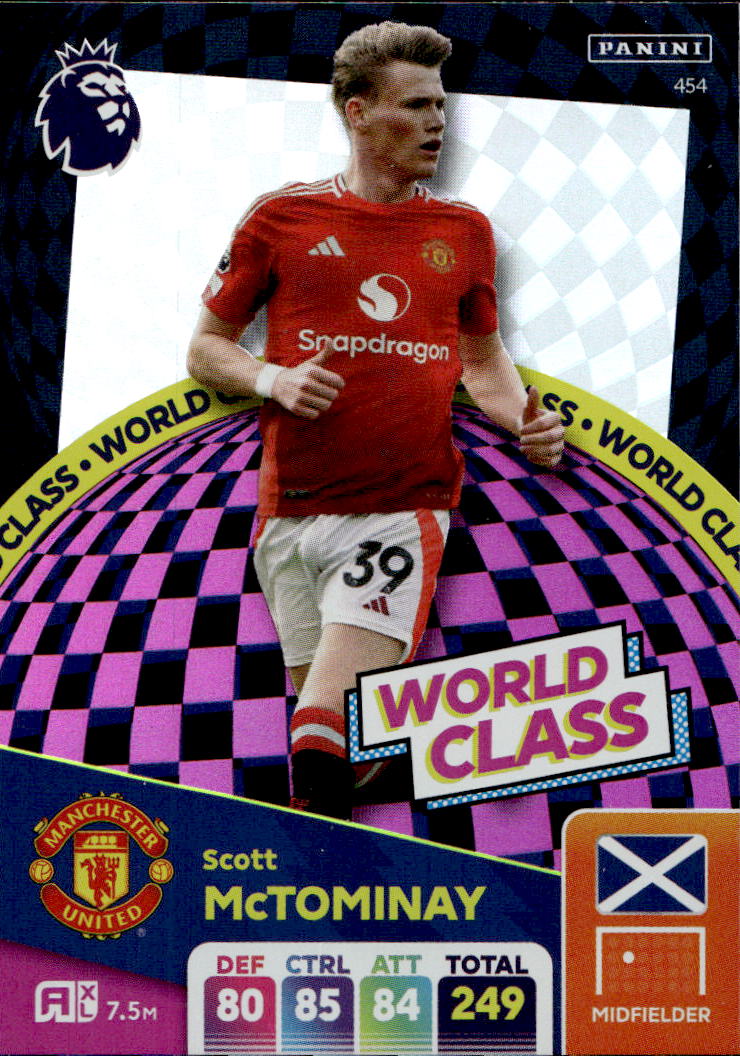 World Class SCOTT MCTOMINAY 2025 Panini Adrenalyn XL Premier League