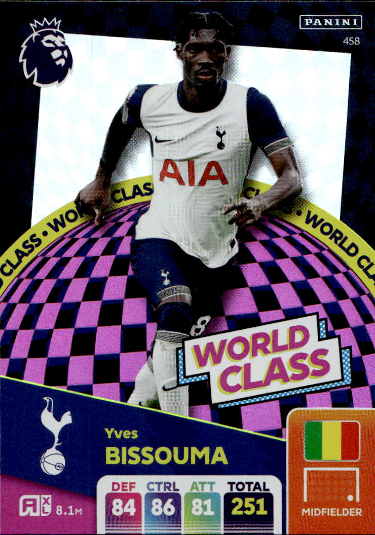 World Class YVES BISSOUMA 2025 Panini Adrenalyn XL Premier League