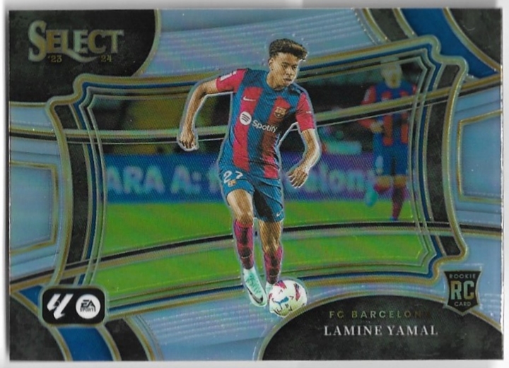 Rookie Silver Prizm Field Level LAMINE YAMAL 23-24 Panini Select LaLiga Soccer