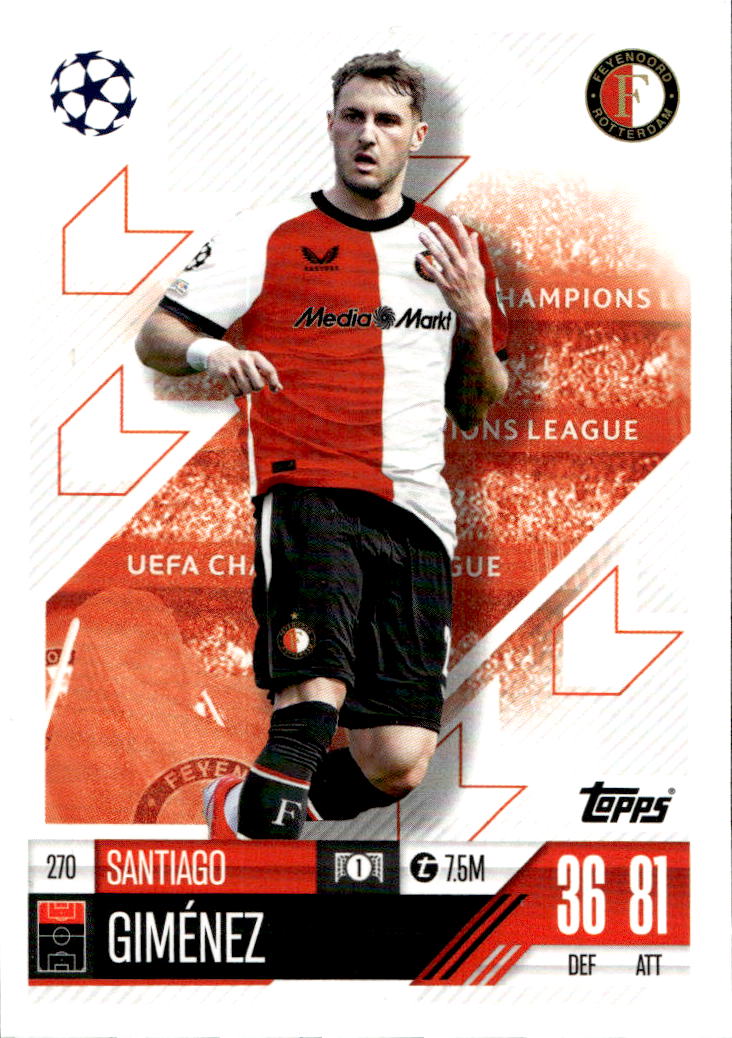 SANTIAGO GIMENEZ 24-25 Match Attax UCL