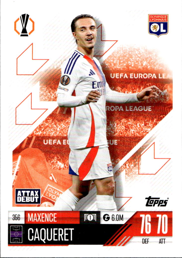 MAXENCE CAQUERET 24-25 Match Attax UCL