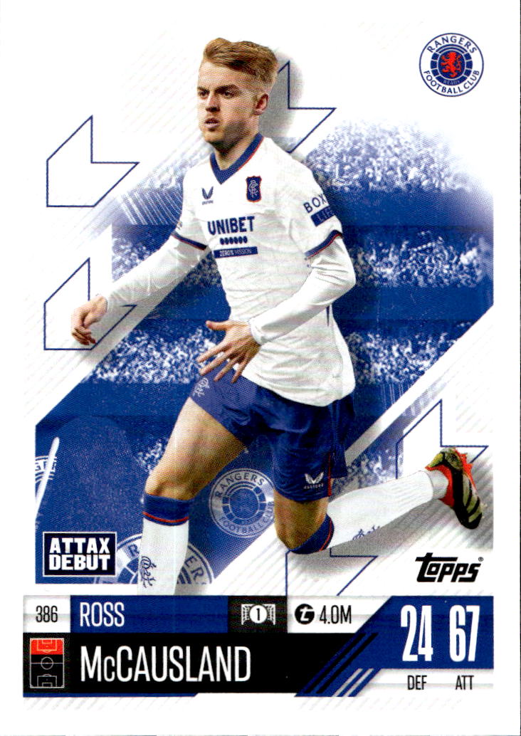 ROSS MCCAUSLAND 24-25 Match Attax UCL