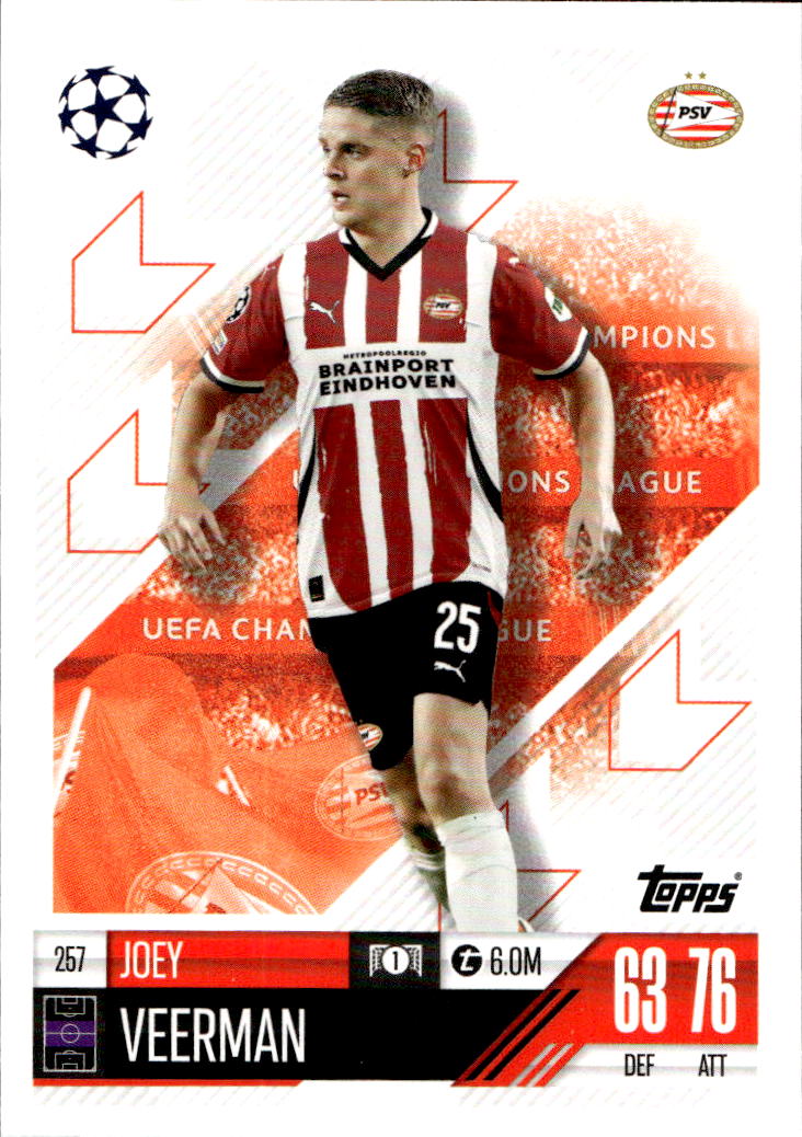 JOEY VEERMAN 24-25 Match Attax UCL