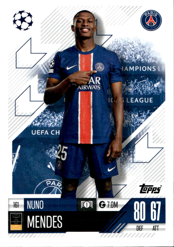 NUNO MENDES 24-25 Match Attax UCL