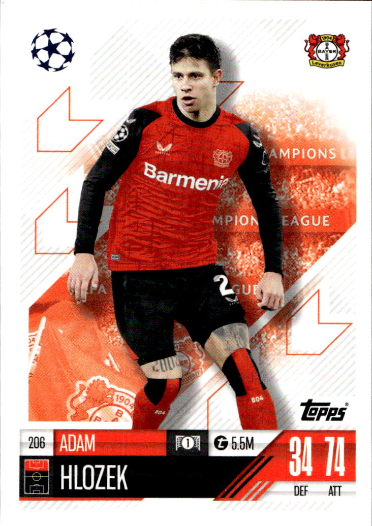 ADAM HLOŽEK 24-25 Match Attax UCL