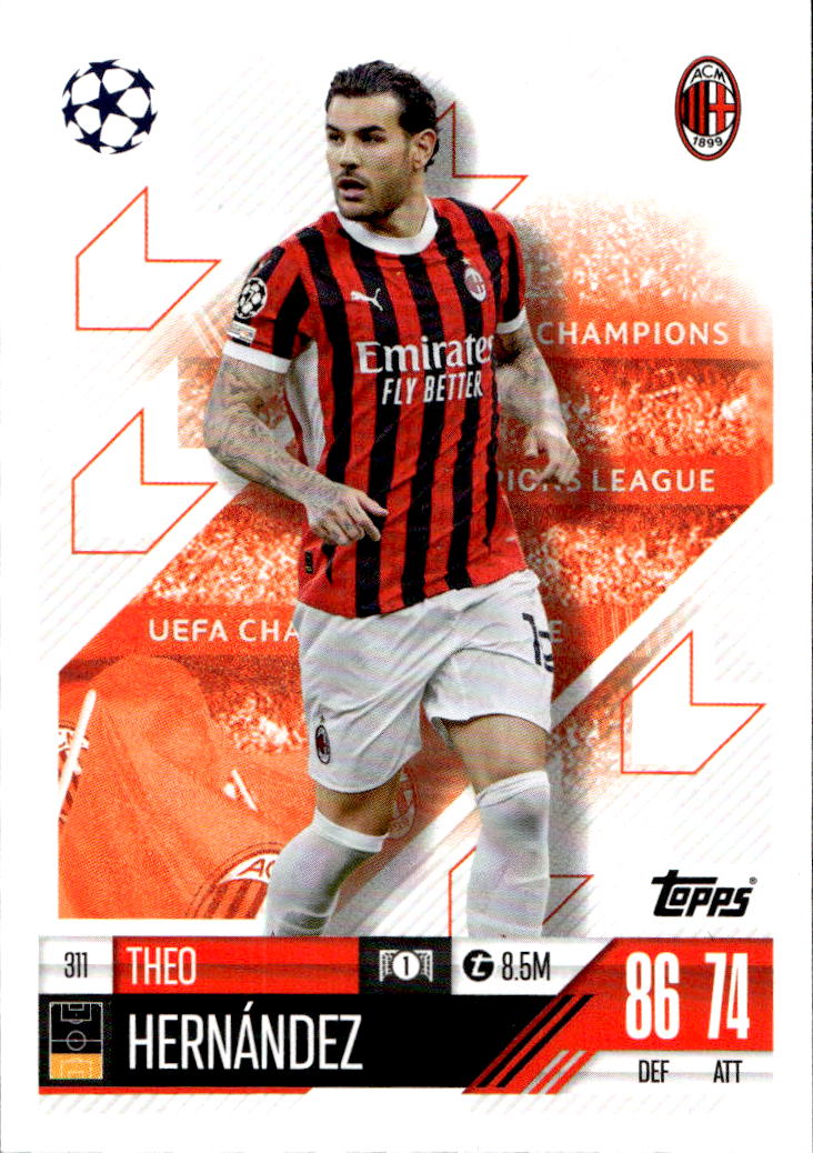 THEO HERNANDEZ 24-25 Match Attax UCL