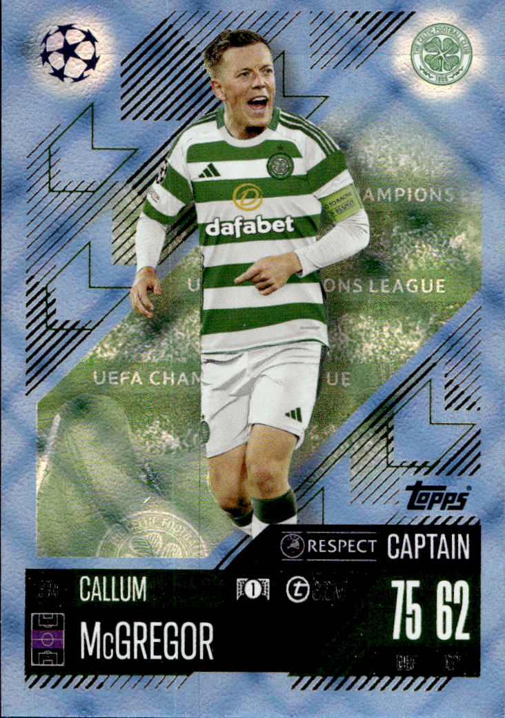 Blue Crystal Foil CALLUM MCGREGOR 24-25 Match Attax UCL