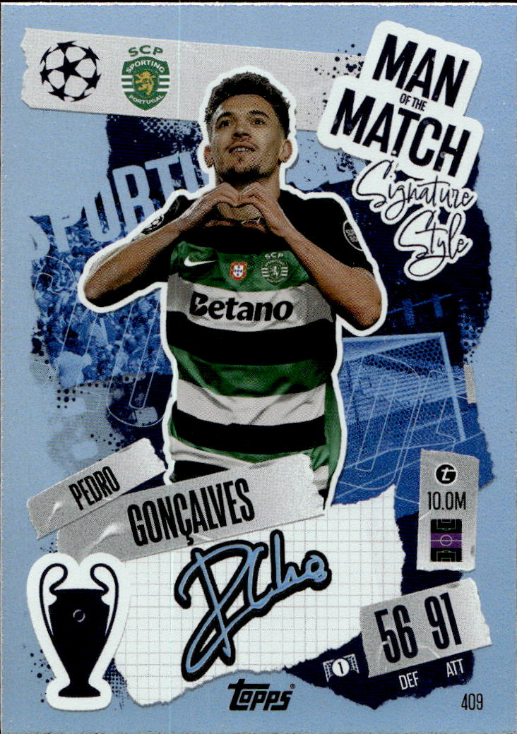 Man of the Match PEDRO GONCALVES 24-25 Match Attax UCL