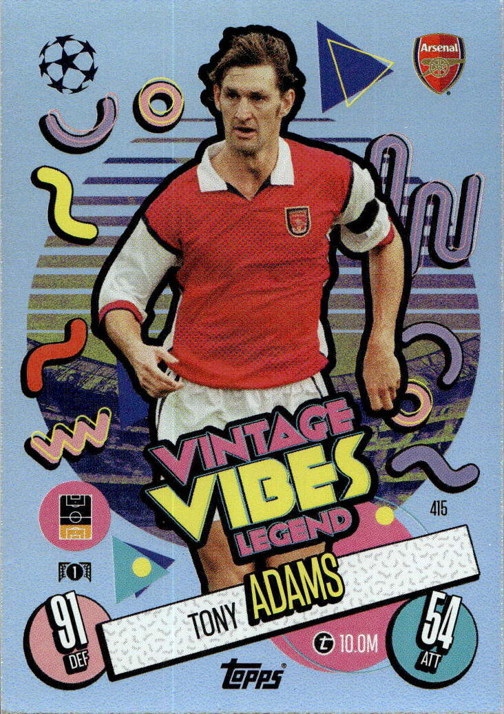 Vintage Vibes Legend TONY ADAMS 24-25 Match Attax UCL