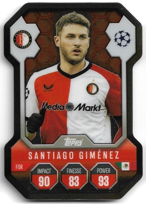 Chrome Pro Elite Shield SANTIAGO GIMENEZ 24-25 Match Attax UCL