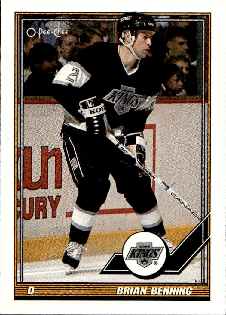 BRIAN BENNING 91-92 O-Pee-Chee