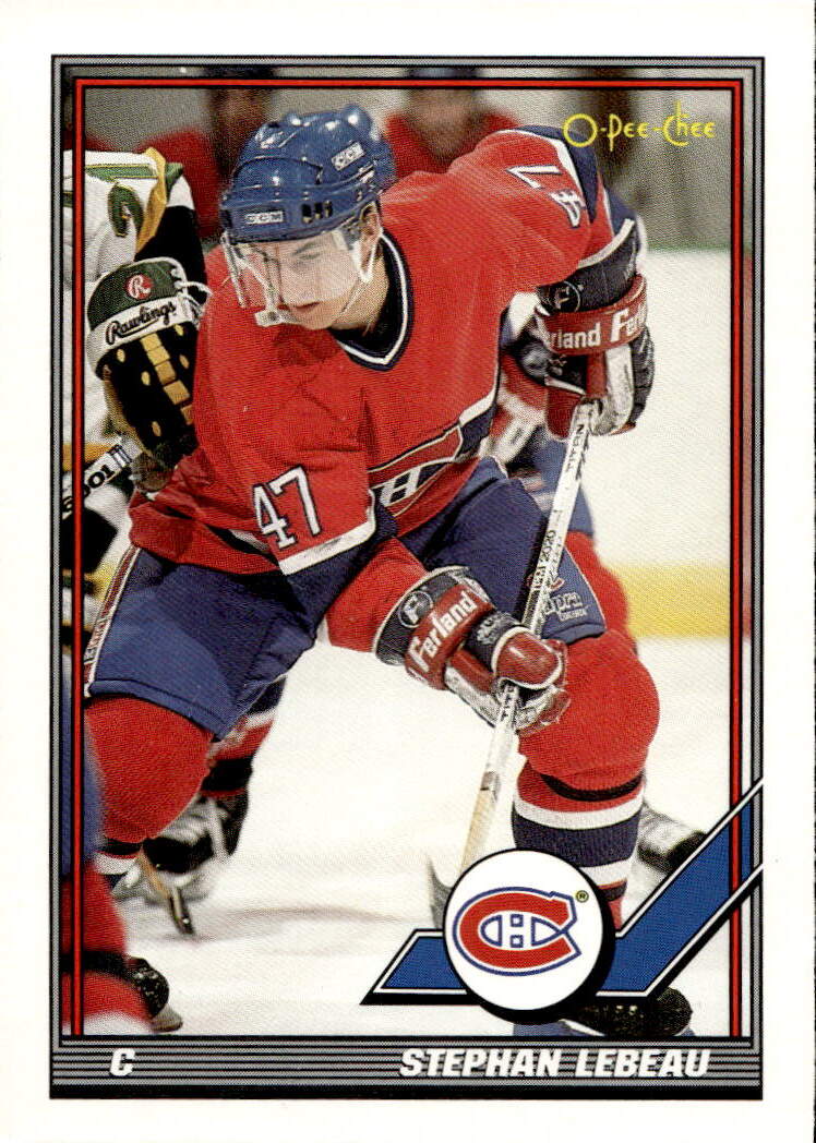 STEPHAN LEBEAU 91-92 O-Pee-Chee