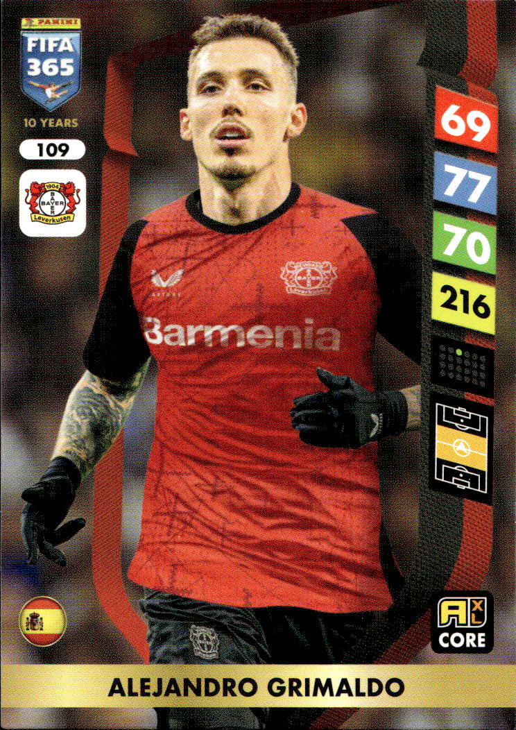 ALEJANDRO GRIMALDO 2025 Panini FIFA 365