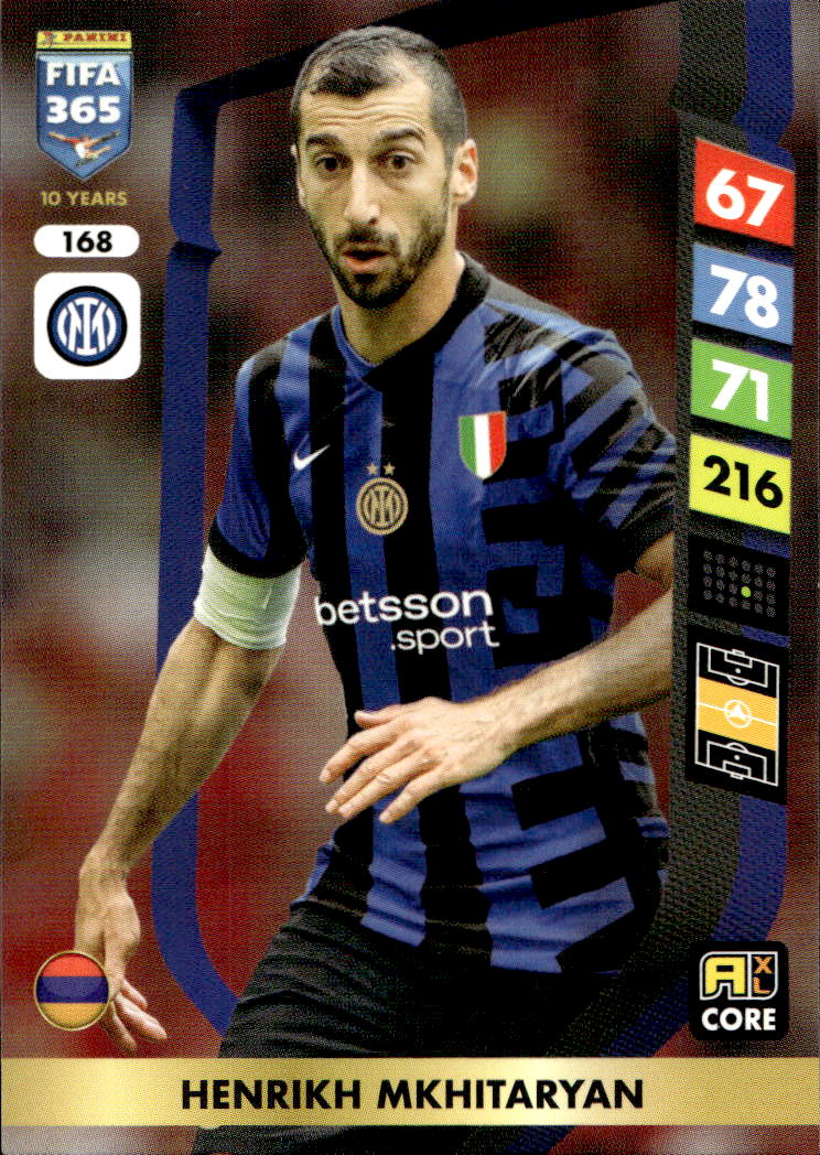 HENRIKH MKHITARYAN 2025 Panini FIFA 365