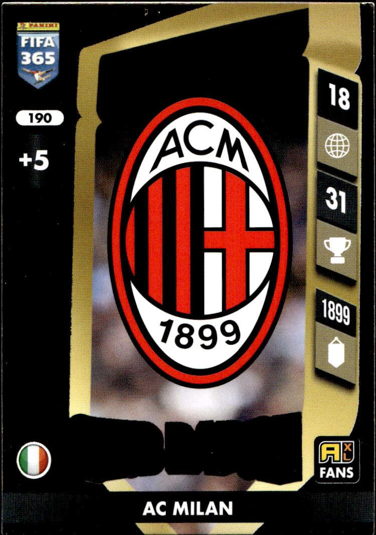 Club Badge AC MILAN 2025 Panini FIFA 365