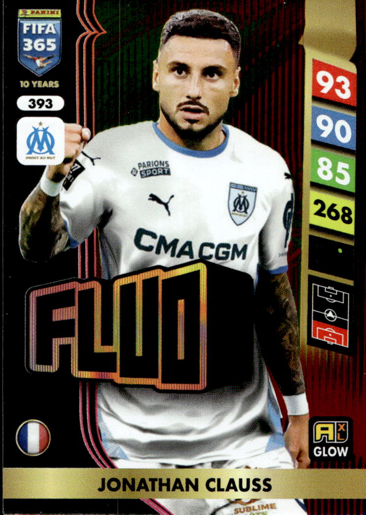 Fluo JONATHAN CLAUSS 2025 Panini FIFA 365