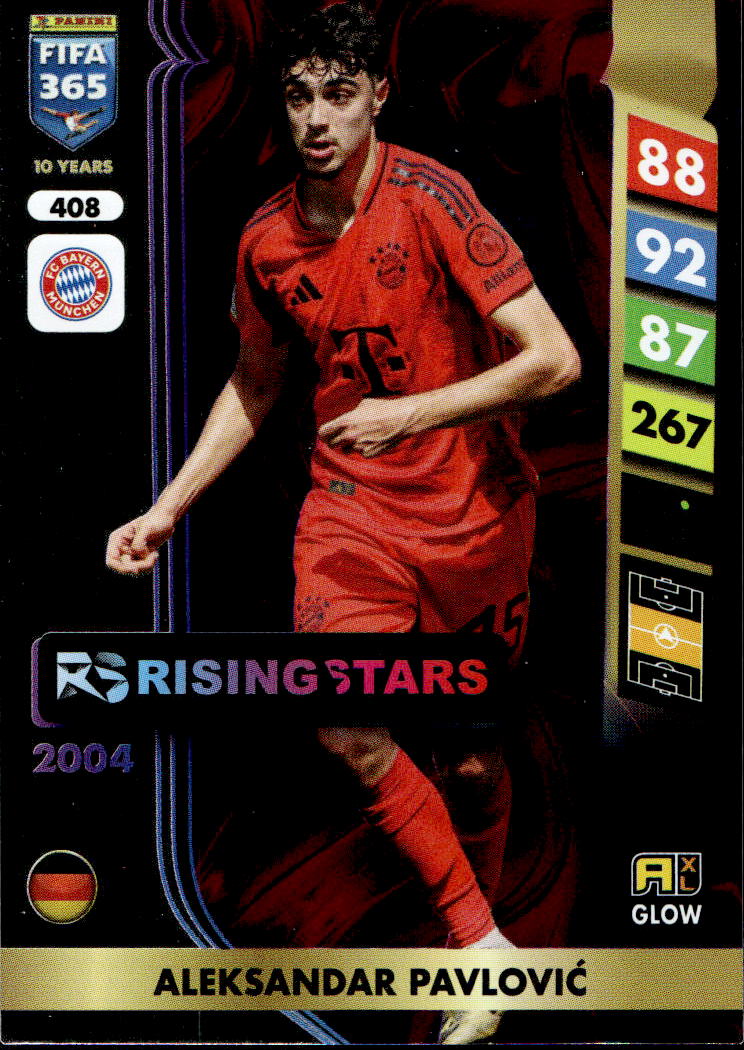 Rising Stars ALEKSANDAR PAVLOVIC 2025 Panini FIFA 365