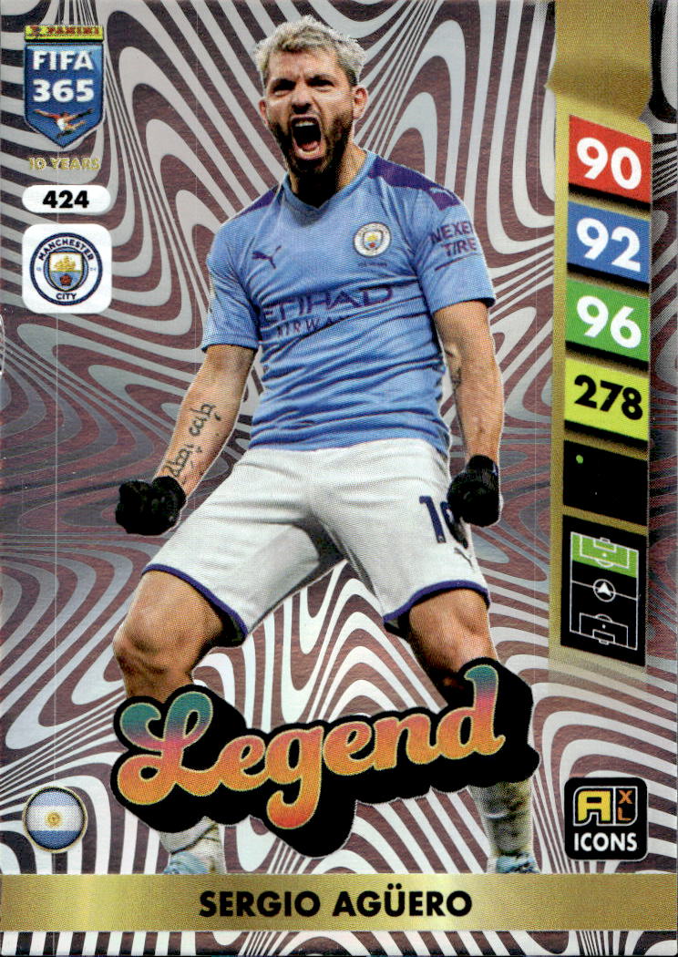 Legend SERGIO AGUERO 2025 Panini FIFA 365