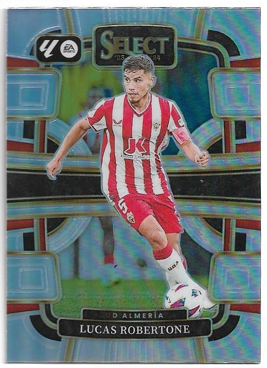 Silver Prizm Terrace LUCAS ROBERTONE 23-24 Panini Select LaLiga Soccer