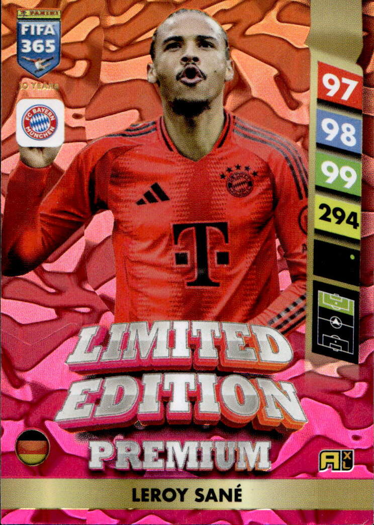 Premium Limited Edition LEROY SANE 2025 Panini FIFA 365