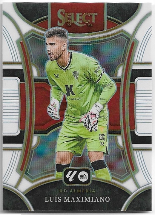 White Prizm Mezzanine LUIS MAXIMIANO 23-24 Panini Select LaLiga Soccer /20