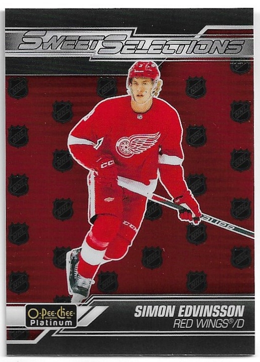 Rookie Sweet Selections SIMON EDVINSSON 23-24 UD O-Pee-Chee OPC Platinum