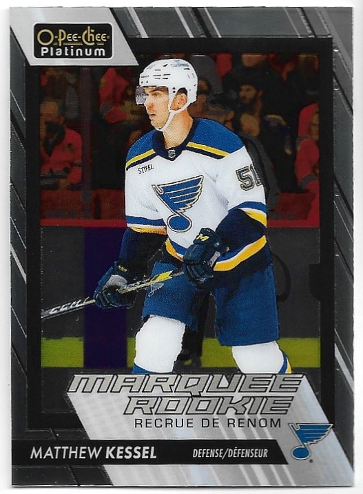 Marquee Rookie MATTHEW KESSEL 23-24 UD O-Pee-Chee OPC Platinum