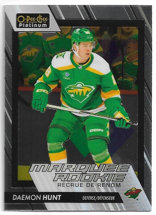 Marquee Rookie DAEMON HUNT 23-24 UD O-Pee-Chee OPC Platinum