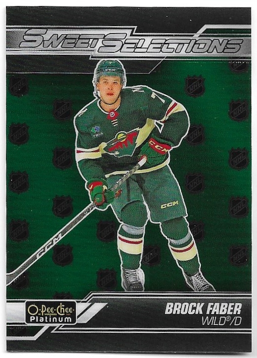 Rookie Sweet Selections BROCK FABER 23-24 UD O-Pee-Chee OPC Platinum