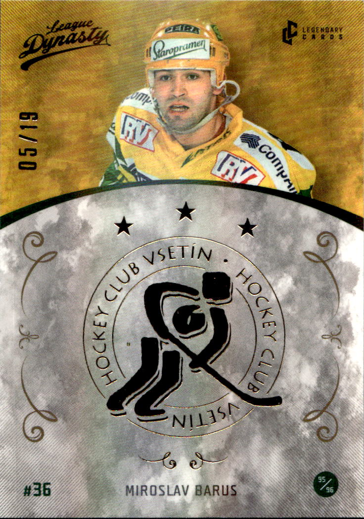 Gold Rainbow MIROSLAV BARUS 2021 LC League Dynasty Vsetín /19