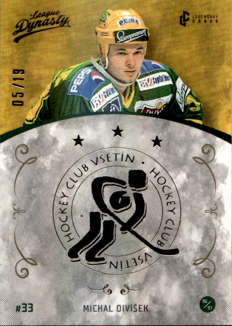 Gold Rainbow MICHAL DIVÍŠEK 2021 LC League Dynasty Vsetín /19