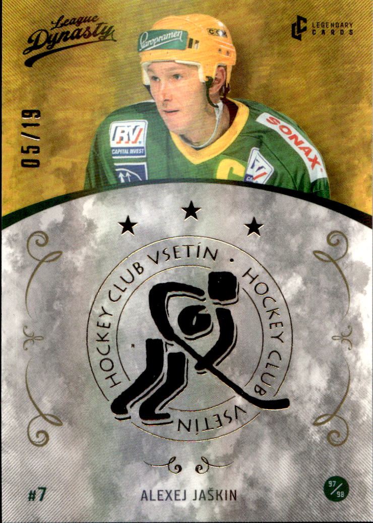 Gold Rainbow ALEXEJ JAŠKIN 2021 LC League Dynasty Vsetín /19