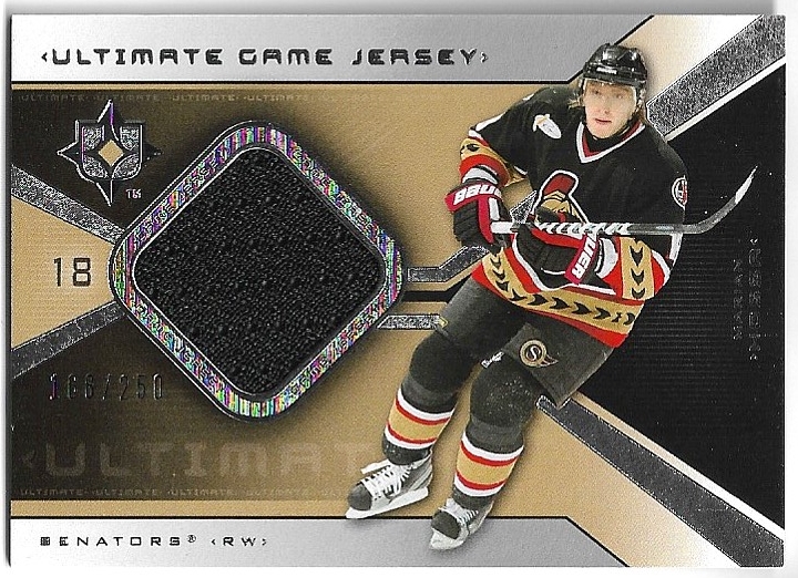 Jersey Ultimate Game Jersey MARIÁN HOSSA 14-15 UD Ultimate Collection /250