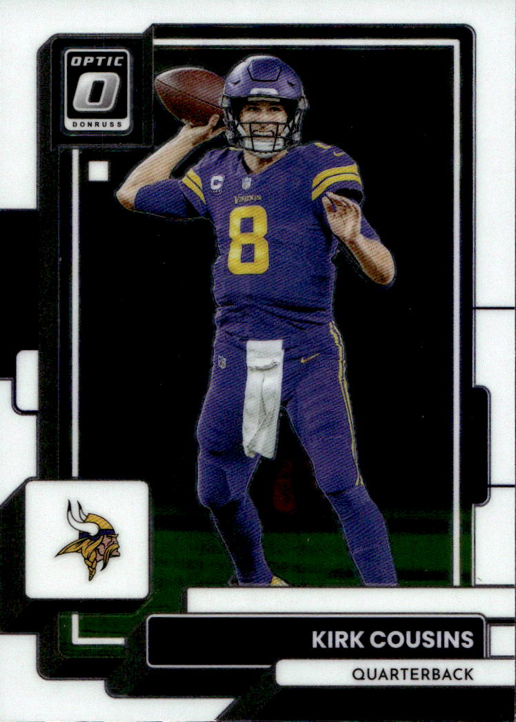 KIRK COUSINS 2022 Panini Donruss Optic Football