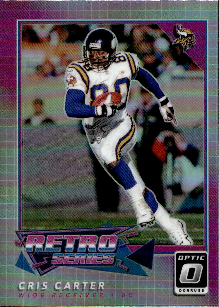 Holo Prizm Retro Series CRIS CARTER 2022 Panini Donruss Optic Football