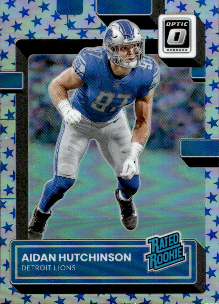 Stars Prizm Rated Rookie AIDAN HUTCHINSON 2022 Panini Donruss Optic Football