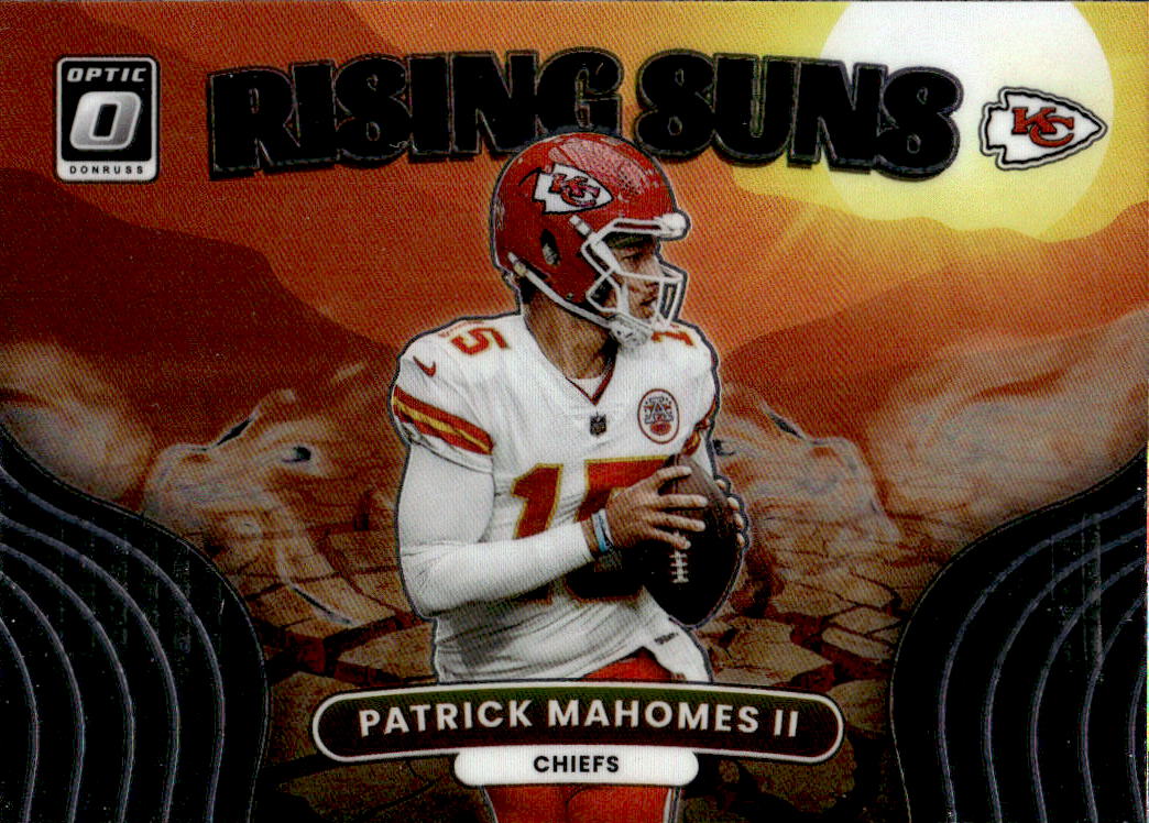 Rising Suns PATRICK MAHOMES II 2022 Panini Donruss Optic Football