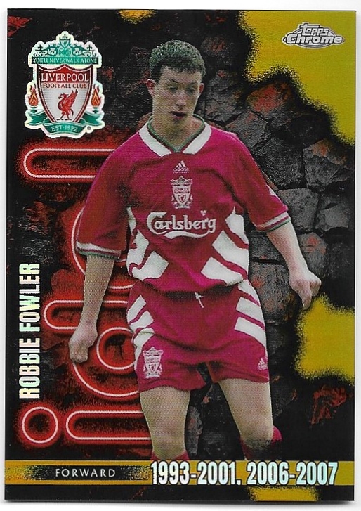 Gold Idol ROBBIE FOWLER 23-24 Topps Chrome Liverpool /50